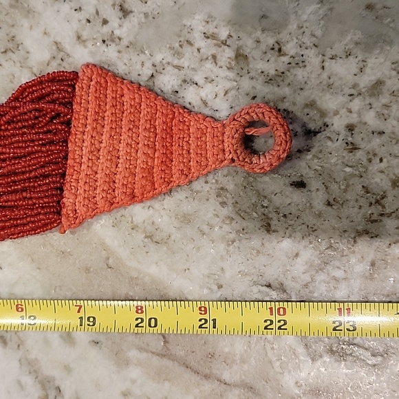 Vintage Red Coral sead Bead multi strand necklace - Picture 4 of 5